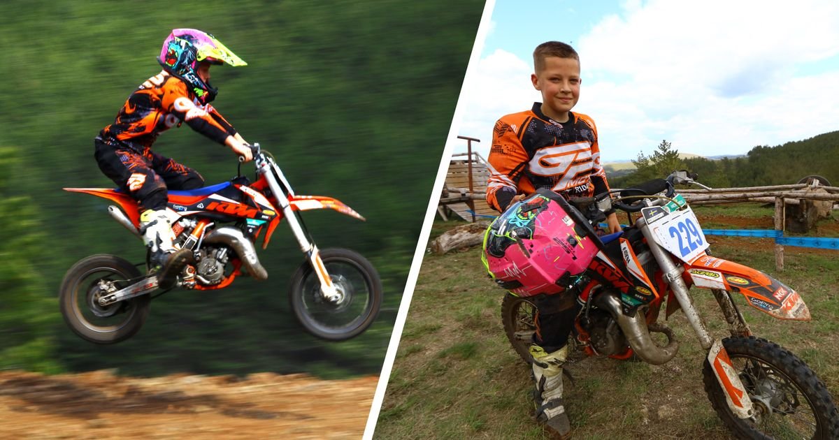 Vuk (11) kida u jednom od najtežih moto-sportova! Rame uz rame sa krupnim zverkama osvojio bronzu na Zlatiboru