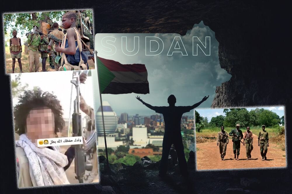 STRAVIČAN TREND NA TIKTOKU - DECA VOJNICI U SUDANU! Dečak od 12 godina s kalašnjikovom u ruci trči putem, iza njega gomila tela ubijenih ljudi, milioni pregleda
