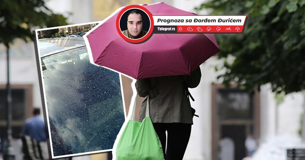 Rain to bring SAHARA sand to Serbia! These areas will be hit by showers and thunderstorms first