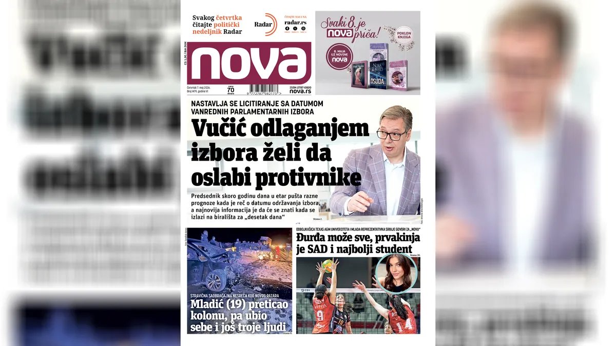 "Nova" piše:  Dačić na nikad većim mukama, između Vučića, Ružića i cenzusa