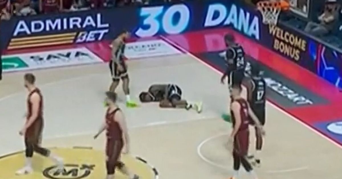Muk i neverica u Pioniru, košarkaš Partizana se povredio posle 20 sekundi, užas za crno-bele