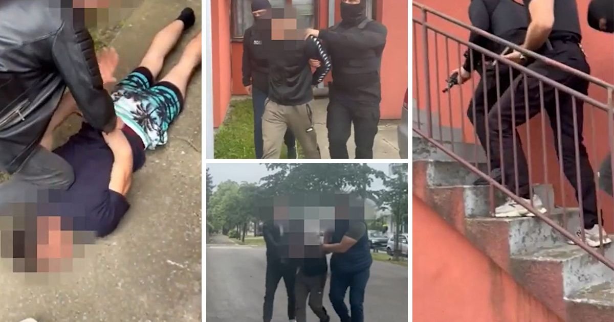 Watch Serbian police arrest suspected TikTok predator