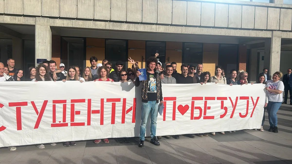Studenti Poljoprivrednog: Lazar Mišić na slobodi