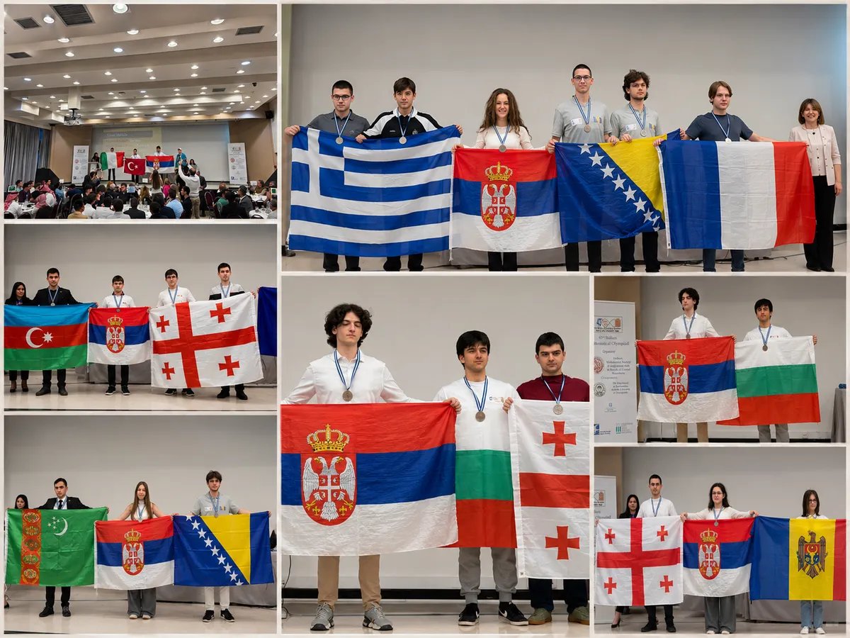 Učenici Matematičke gimnazije osvojili šest medalja na Balkanskoj olimpijadi u Solunu