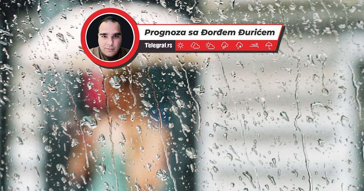 Danas svežije i kišovito: Temperatura od 18 do 24°C