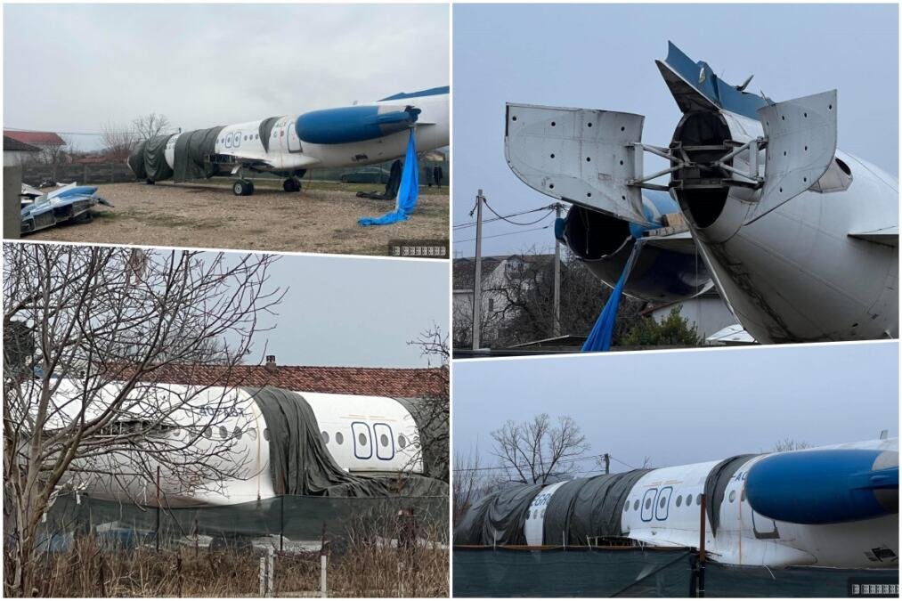NEVEROVATAN PRIZOR U PODGORICI: Nasred LIVADE parkiran avion, kupio ga poznati biznismen, meštani otkrili i šta će uraditi s njim - Haos (FOTO)