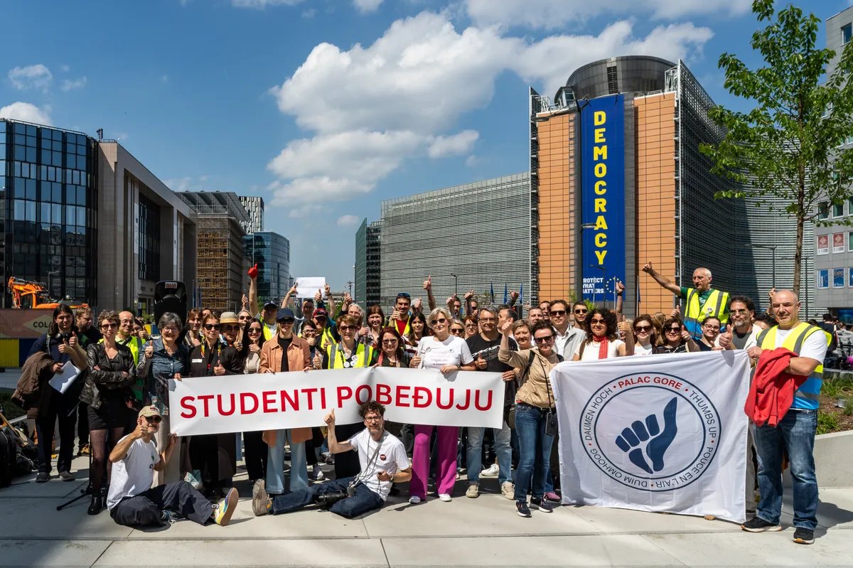 Srpska dijaspora na više kontinenata održala skupove podrške srpskim studentima, u Briselu bili i poslanici Evropskog parlamenta