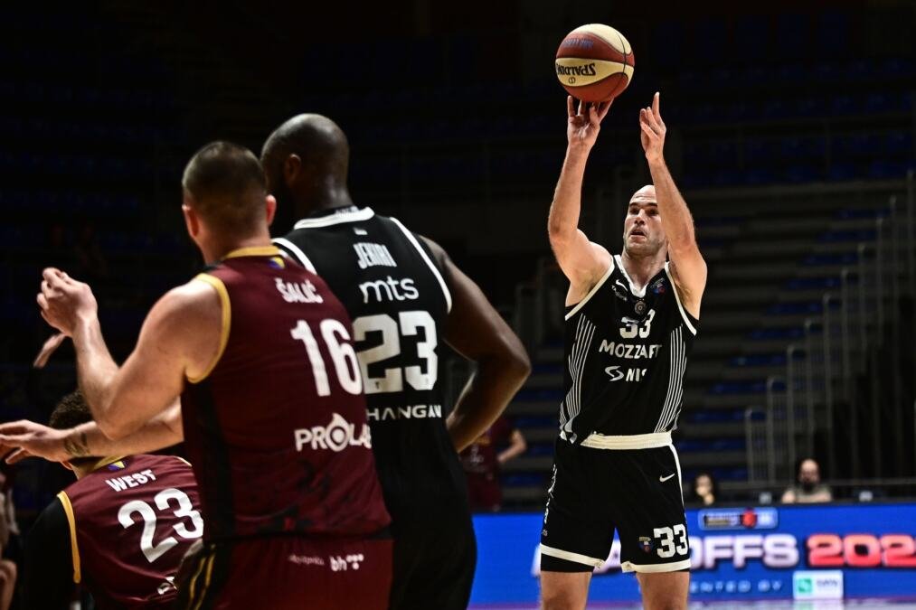 BOSNA - PARTIZAN: Crno-beli u Sarajevu jure vizu za polufinale ABA lige