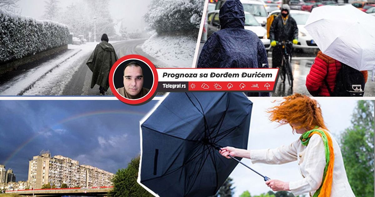 Stiže SNEG! Evo kada se očekuje jako ZAHLAĐENJE: Prete i opasne oluje sa grmljavinom, gradom i snažnim kišama