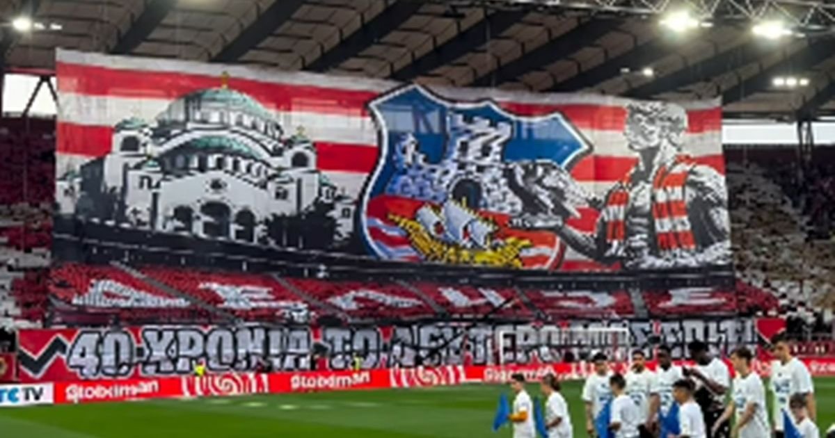 Moćna koreografija navijača Olimpijakosa obilazi region, ovako su protiv PAOK-a obeležili bratstvo sa Delijama