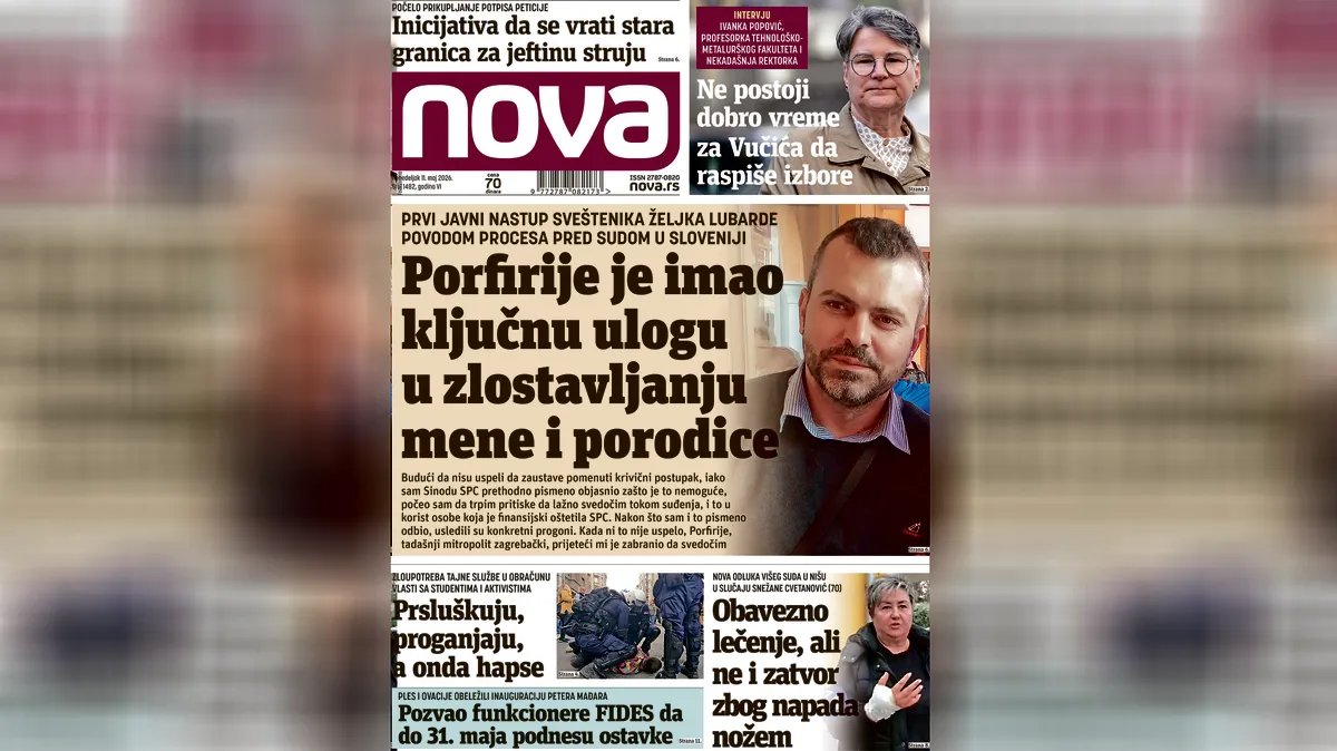 "Nova" u ponedeljak donosi intervju sa prof. dr Ivankom Popović: Ne postoji dobro vreme za Vučića da raspiše izbore