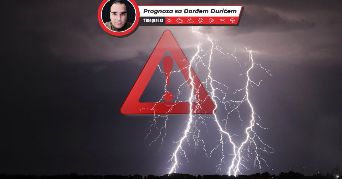 U Srbiju stižu OLUJE sa grmljavinom, preti i GRAD: Najveća opasnost očekuje se tokom ovih dana