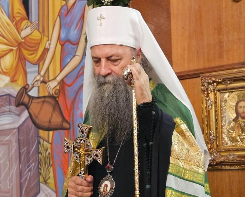 Patrijarh Porfirije služio je liturgiju povodom spaljivanja moštiju Svetog Save