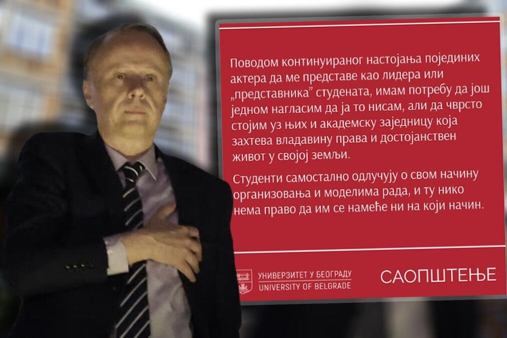 KAKAV PREOKRET! REKTOR ĐOKIĆ SE OGRADIO OD POLITČARA ĐOKIĆA! Izdao saopštenje zbog protiska plenumaša: "Nisam vođa pobune" (FOTO)