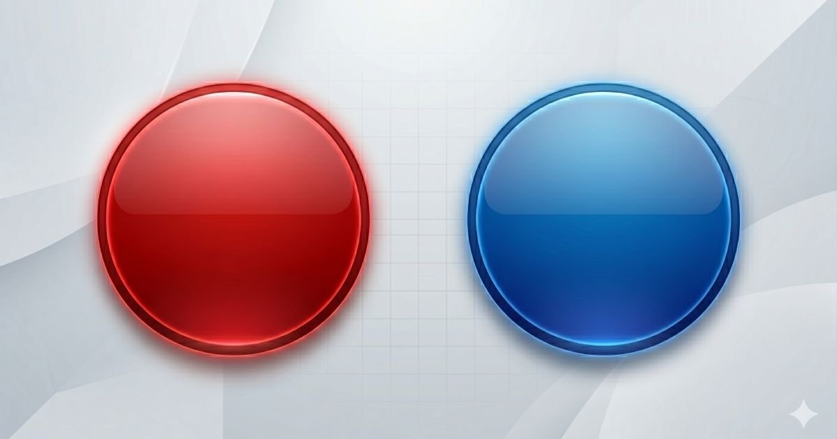 CRVENO ILI PLAVO DUGME? Odgovor na ovo pitanje otkriva vaš karakter: Test je zaludeo internet!