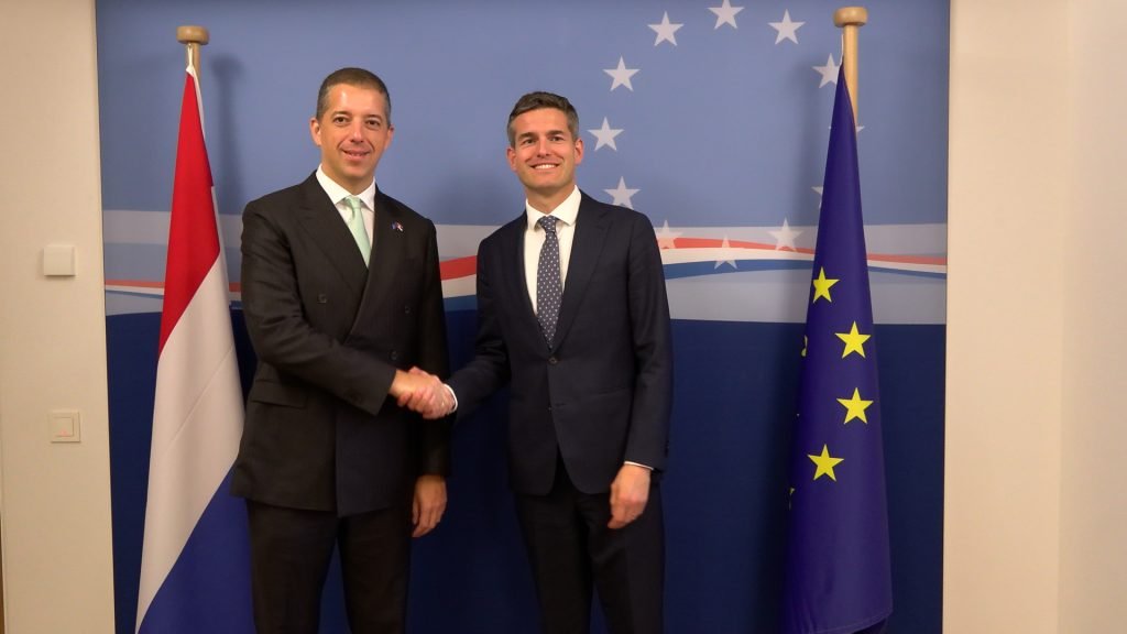 Đurić sa Berendsenom o mogućnosti unapređenja saradnje sa Holandijom