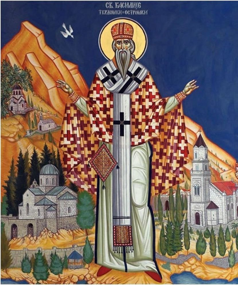 Danas je crveno slovo: Slavimo Svetog Vasilija Ostroškog, prema narodnom verovanju, čudotvorca i iscelitelja