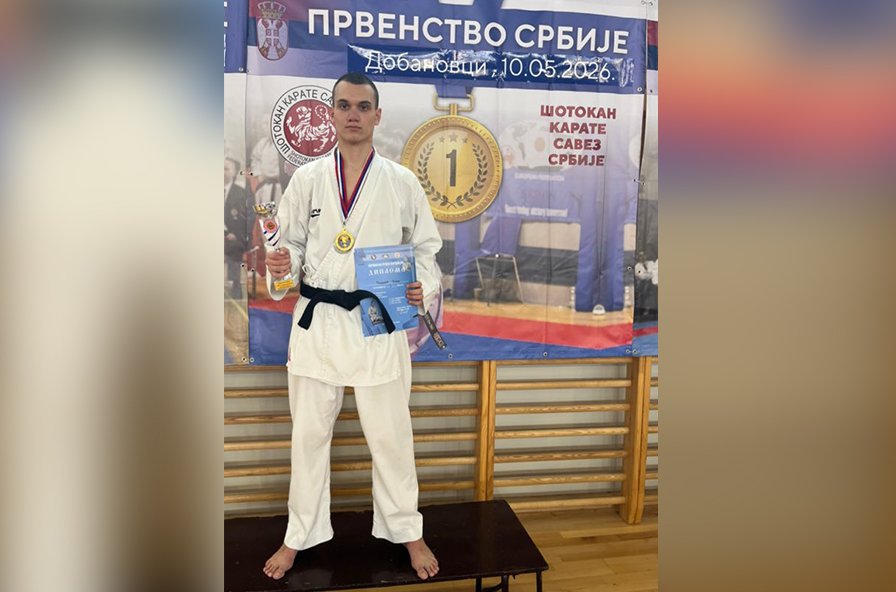 VIDAKU PAUNOVIĆU ZLATO NA PRVENSTVU SRBIJE