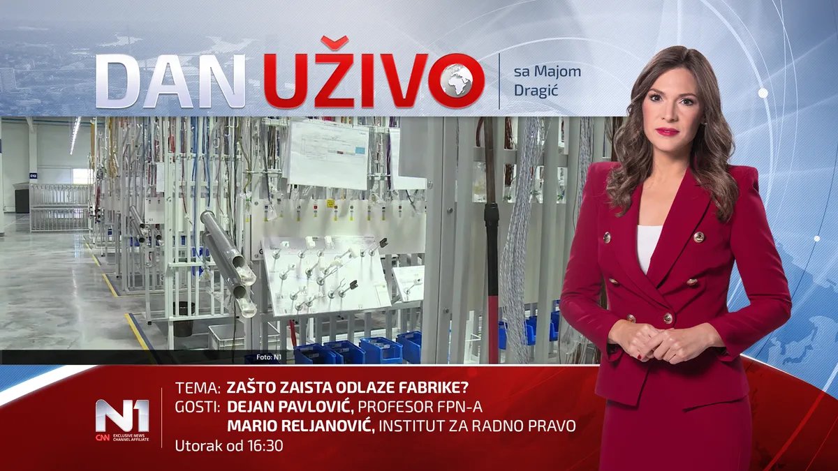 Dan uživo u 16.30h: Zašto zaista odlaze fabrike?