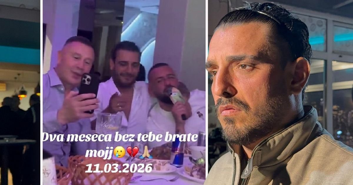 Darko peva pokojnom bratu, a glas mu drhti: "Dva meseca bez tebe rođeni..." - snimak slama srca