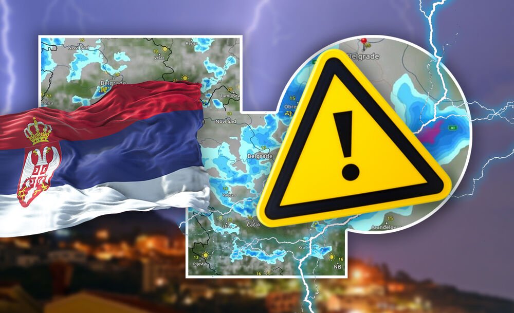 "ALARM, VANREDNI DOĐAGAJ, OLUJA" Stiglo novo upozorenje MUP-a zbog STRAŠNOG NEVREMENA KOJE HRLI KA SRBIJI