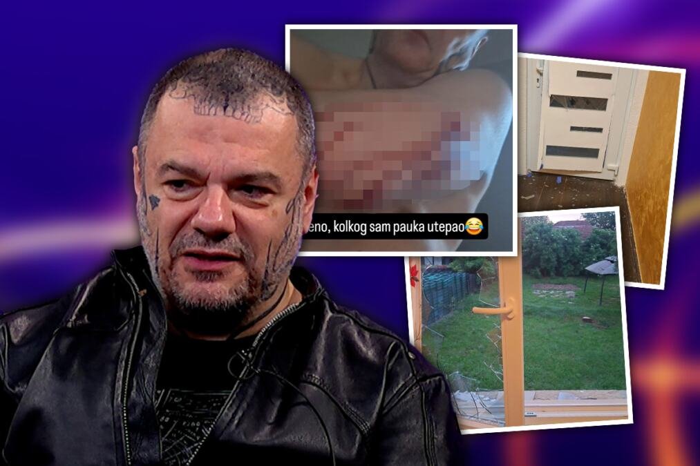 STRAVIČNE SCENE U DOMU ACE AMADEUSA: Muzičaru krvava ruka, razvaljena vrata i srča na sve strane (FOTO)