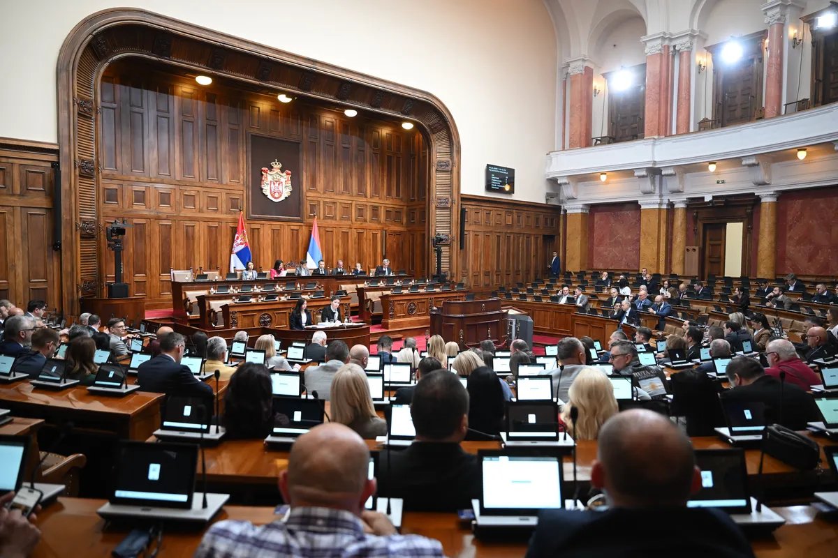 Serbian Parliament debates election law changes proposed by ruling party MP