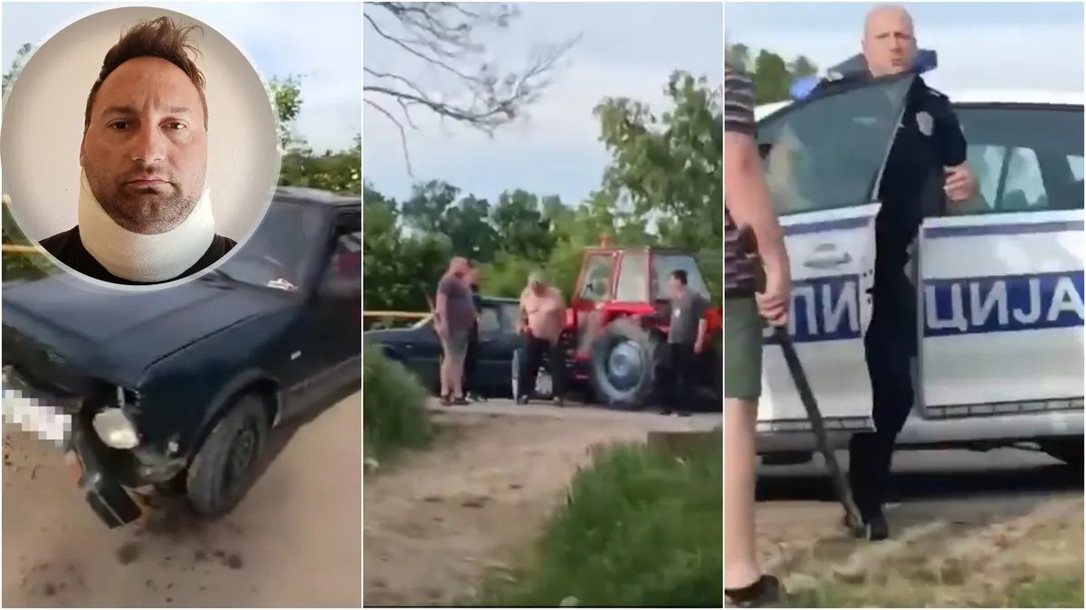 "Mene su tukli, mog oca namerno udarili kolima. Jedan od napadača je rođak komandira stanice": Jeziv snimak sa Uba kruži društvenim mrežama VIDEO