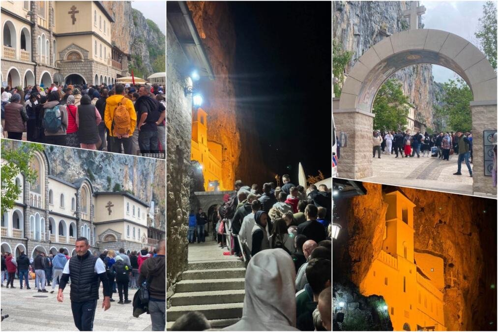 NA HILJADE IH ČEKA DA SE POKLONE SVETOM VASILIJU: Silan narod slio se pod Ostrog, nestvarne slike: Još se pripoveda o bebi koja je u kolevci pala u provaliju