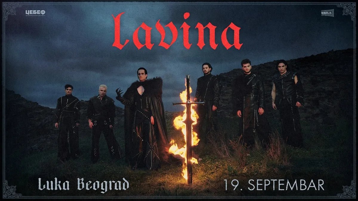 Koncert grupe Lavina 19. septembra u Beogradu