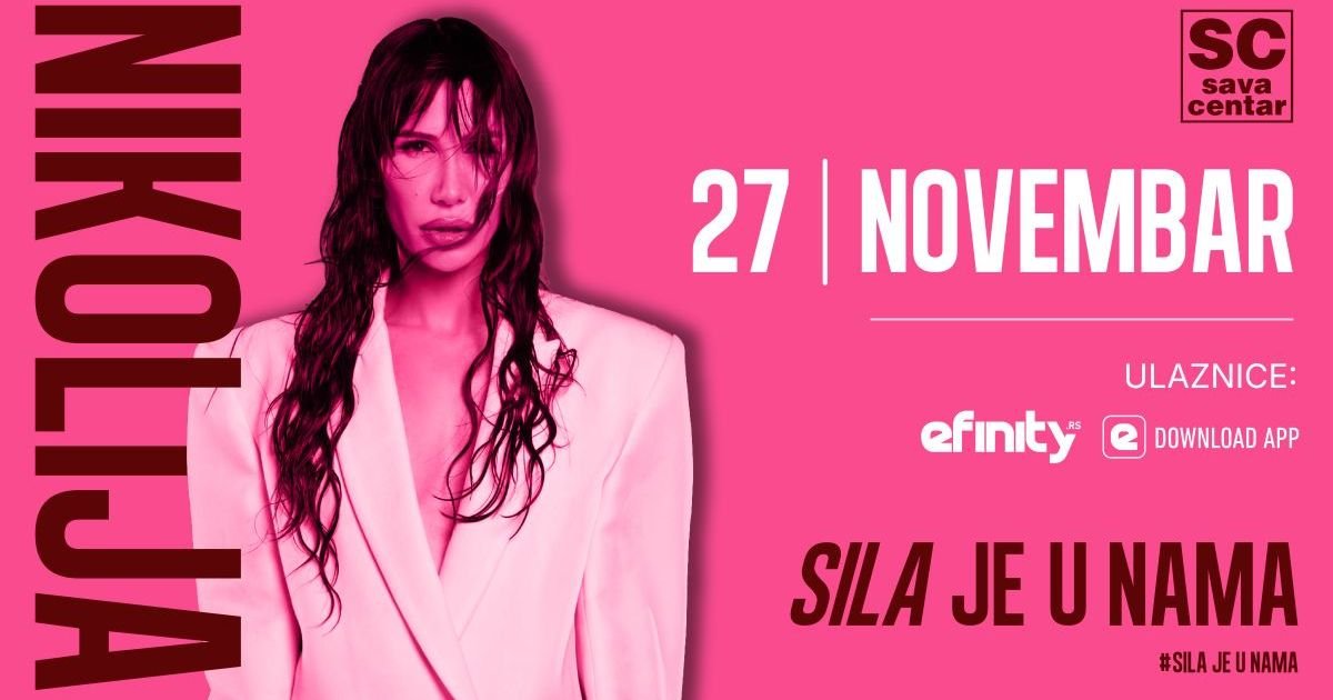 KONAČNO! Nikolija stiže u Sava Centar 27. novembra