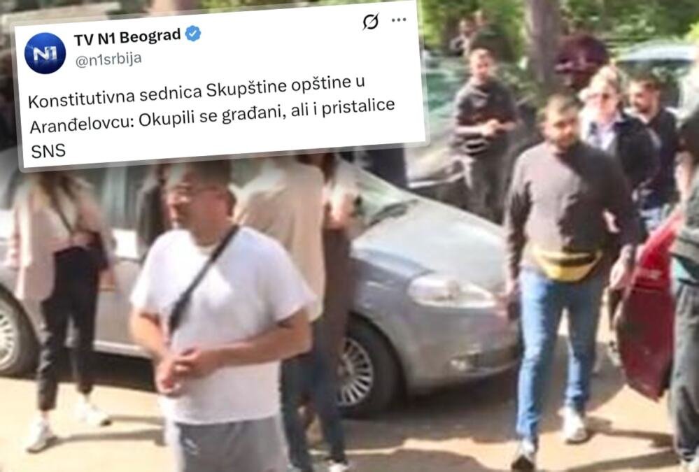 JOŠ JEDNA SRAMOTA BLOKADERSKOG N1! Pristalice Srpske napredne stranke za njih NISU GRAĐANI! (FOTO)