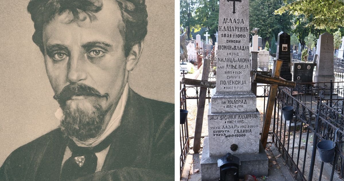 Laza Lazarević rođen je na današnji dan: Njegova skromna grobnica otkriva čitavu porodičnu istoriju velikana