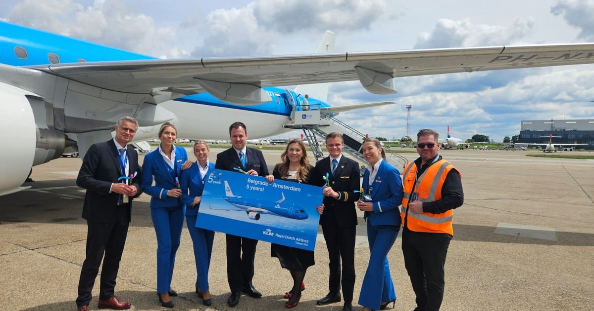 KLM obeležio pet godina od povratka na liniju Amsterdam–Beograd: Više od 570.000 putnika od 2021.