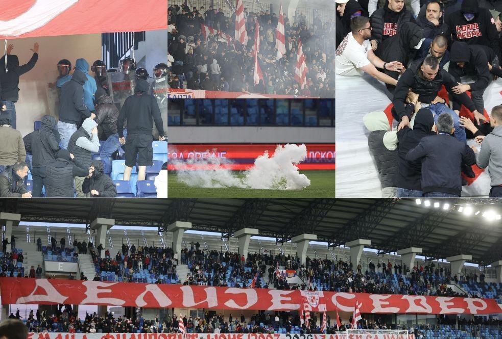 JEZIVE SCENE U LOZNICI! Ovo su svi detalji sukoba navijača Crvene zvezde i policije!
