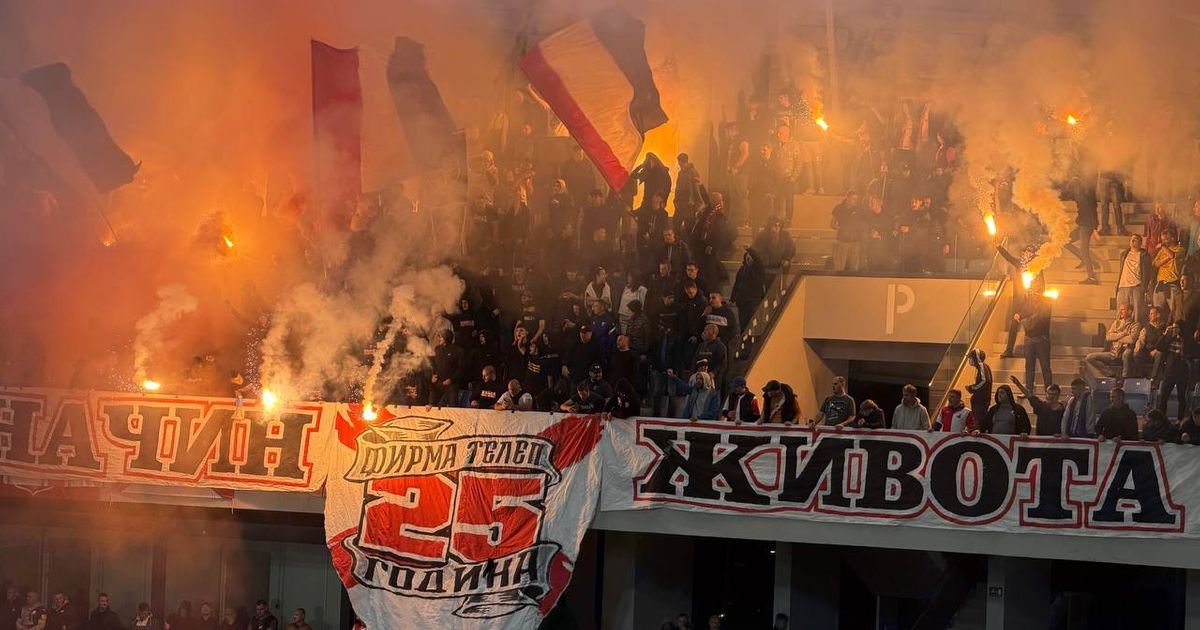 Pogledajte bakljadu Firmaša na finalu Kupa Srbije između Zvezde i Vojvodine