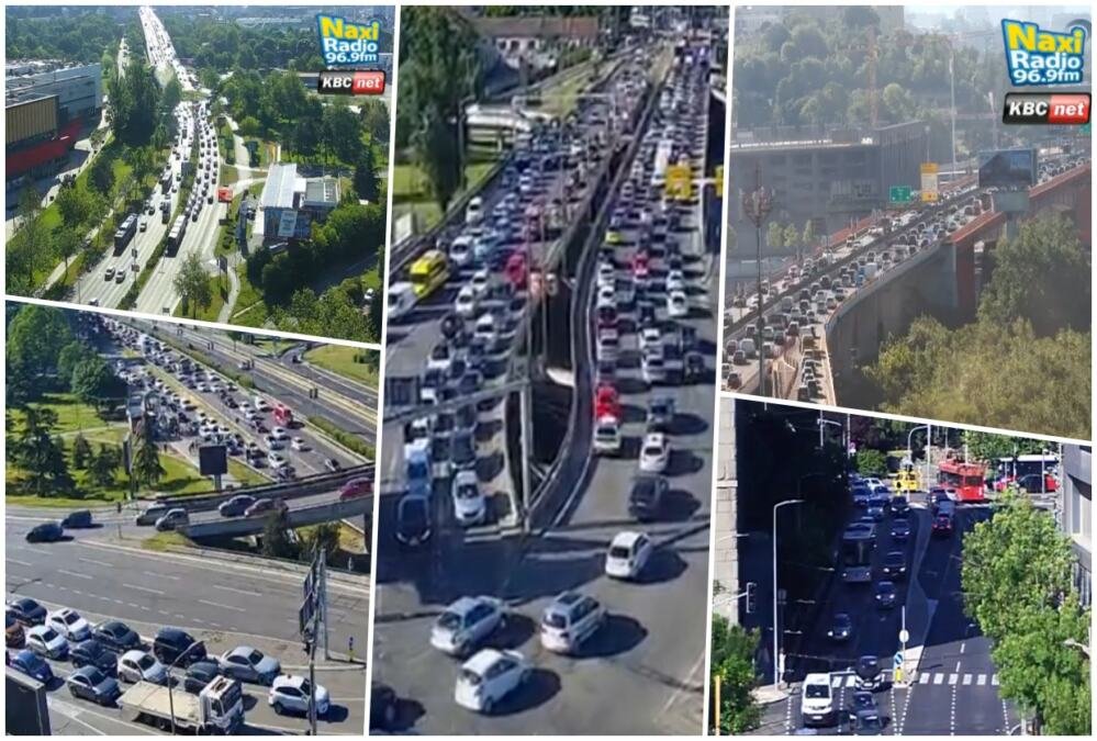 PAKLENI JUTARNJI ŠPIC U BEOGRADU: Najgore gužve na Gazeli, Autokomandi i Pančevačkom mostu (FOTO)