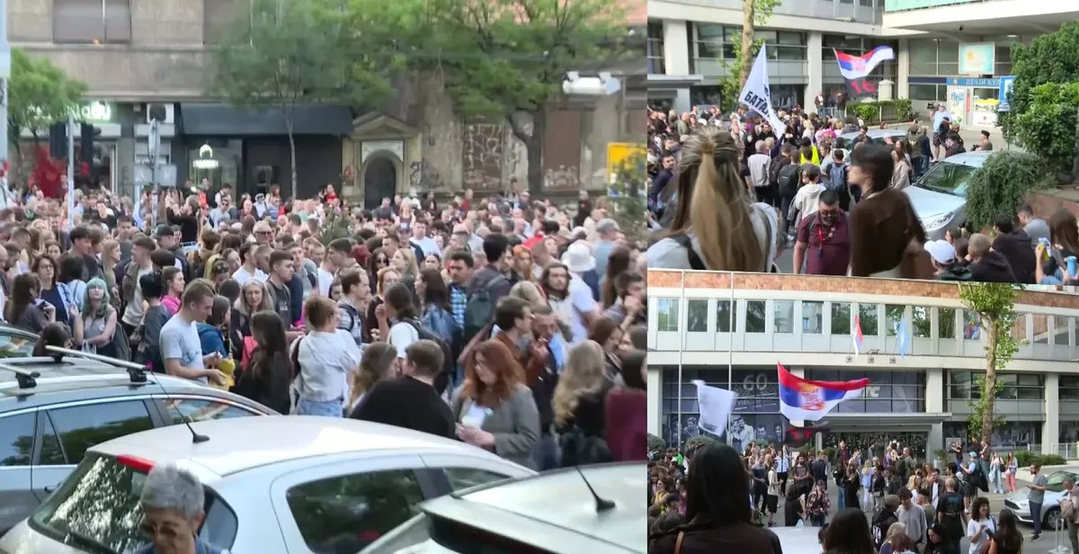 Students hold protests in Belgrade, Nis following car-ramming incidents