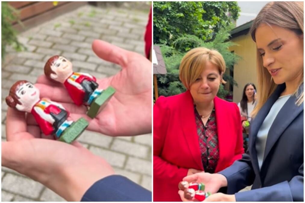 "MILICA I RASTKO, ZAŠTITNICI EKSPA - SA NJIMA ĆEMO SE PREDSTAVITI" Ministarka Stamenkovski posetila Savez distrofičara Vojvodine, predstavljeni joj ručni radovi