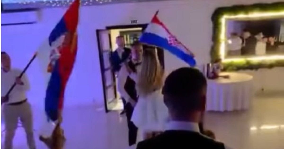 HAOS na svadbi Srpkinje i Hrvata u Beogradu: Zbog ove scene Balkan zanemeo, sad ih svi komentarišu