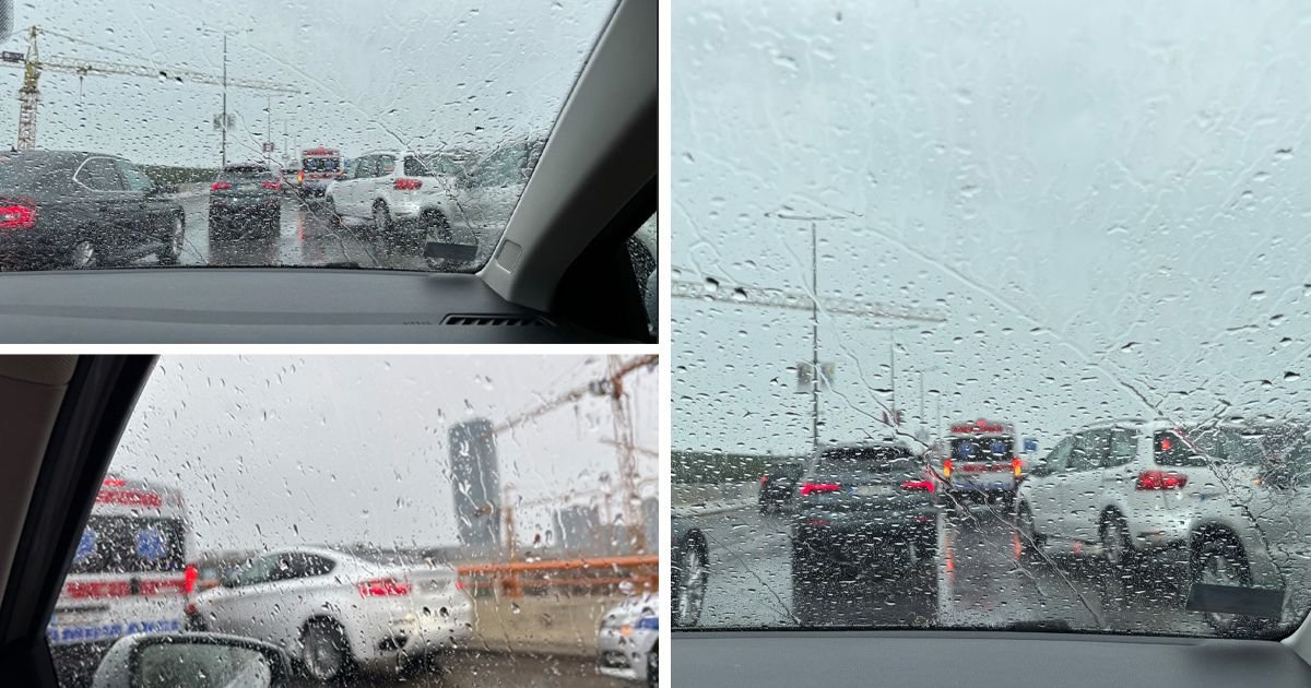 Dva udesa kod Gazele na manje od km razmaka: BMW švajcarskih tablica se sudario sa golfom, stvaraju se gužve