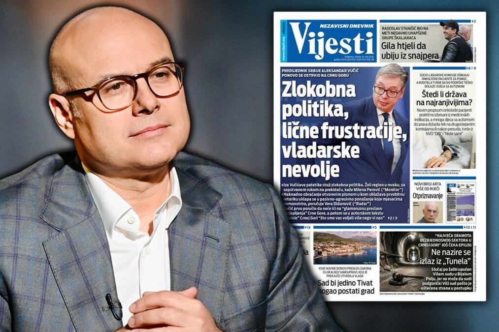 "PROPAGANDNO GLASILO, NE BAVE SE NOVINARSTVOM" Vučević ogolio "Vijesti": Smeta im Vučić jer brine o interesima srpskog naroda!