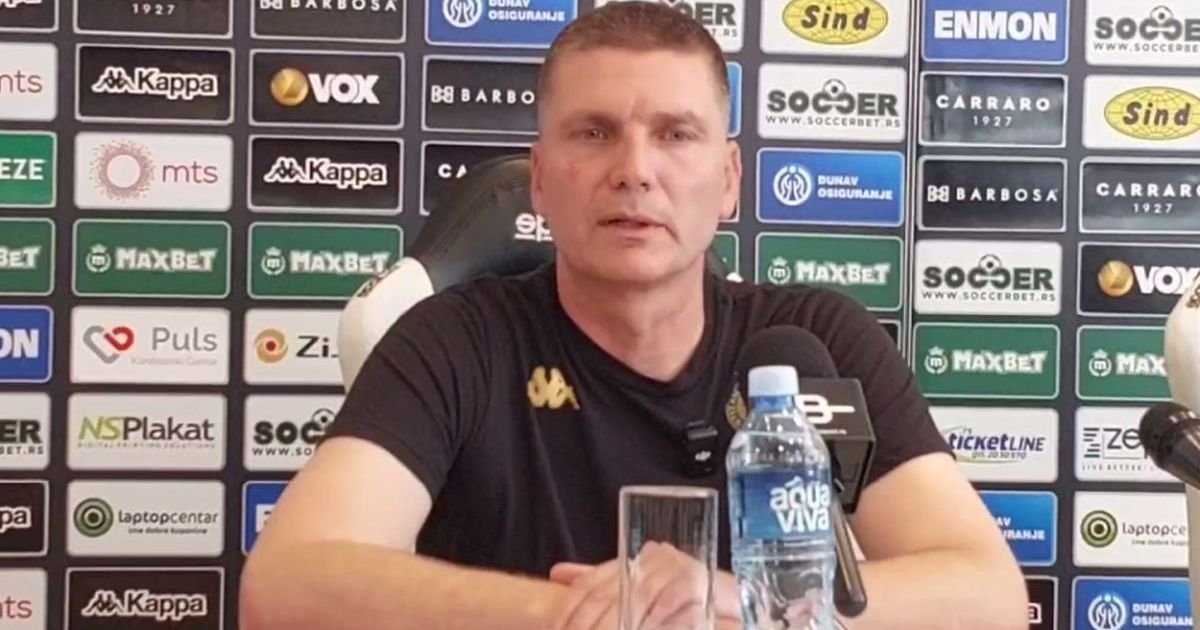 Blagojević iskren pred Čuku: "Partizan ne drži sve u svojim rukama"