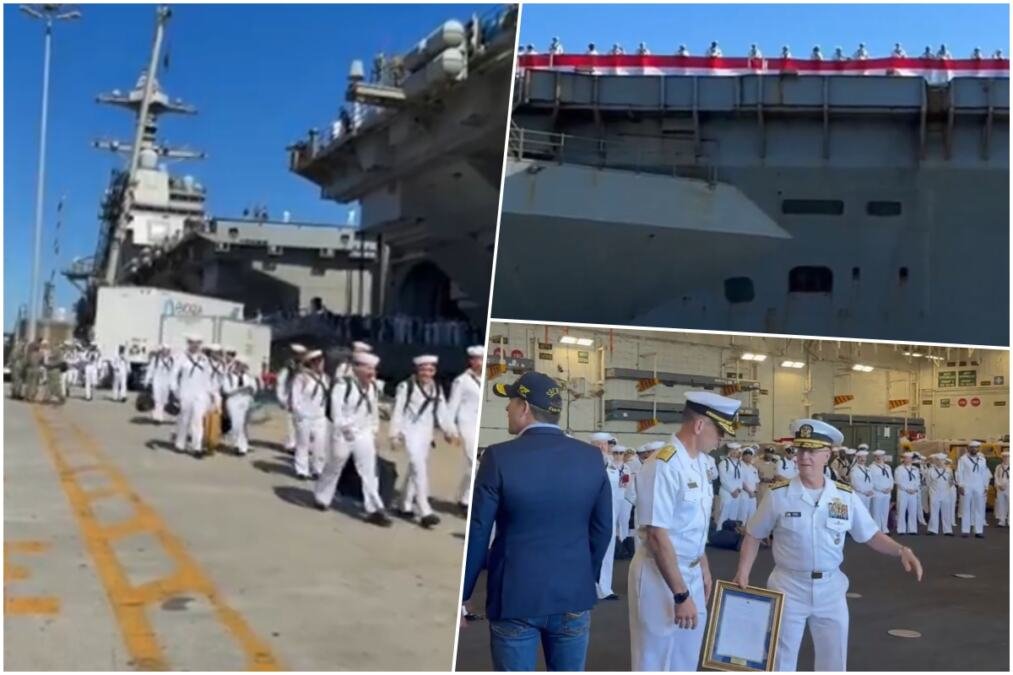 NAJVEĆI RATNI BROD NA SVETU VRATIO SE KUĆI! Nakon lova na Madura i žestokih udara na Iran, ponos Amerike završio istorijsku misiju - dočekan ovacijama (VIDEO)