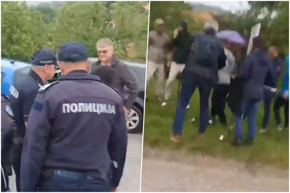 BLOKADERI NAPALI GRAĐANE SUZAVCEM: Društvenim mrežama se širi snimak skandaloznog nasilja