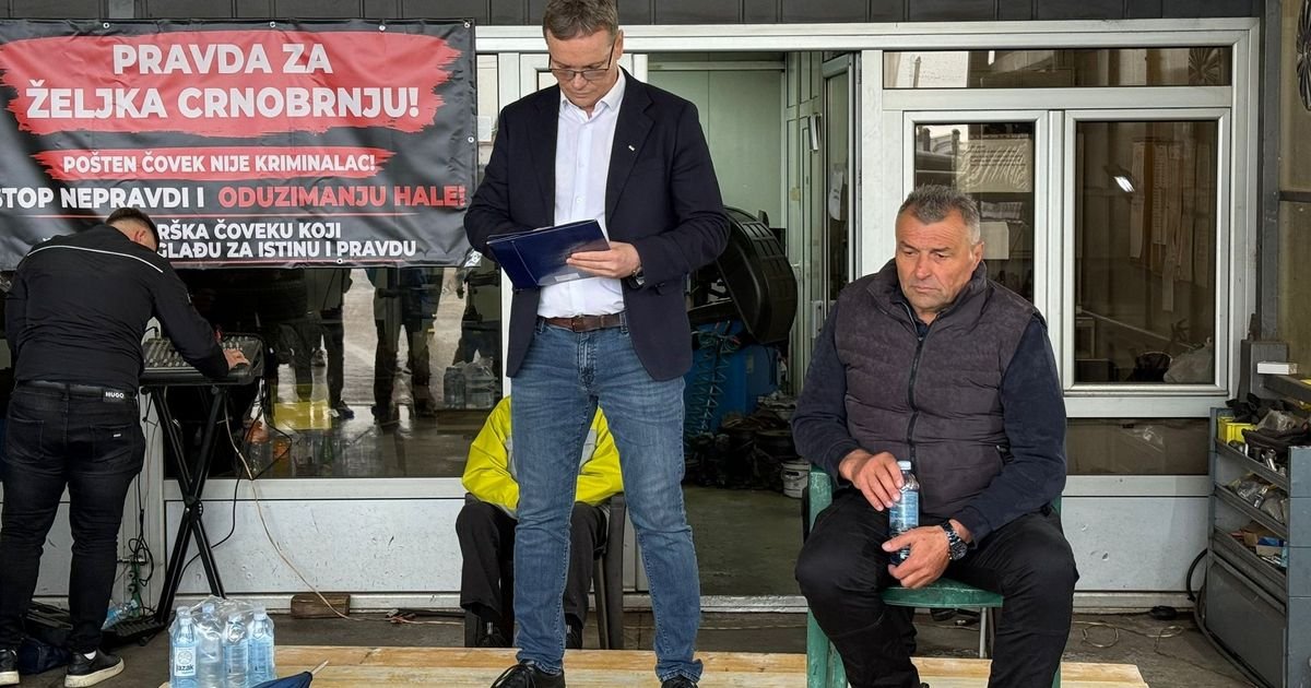 Građani stali uz Želimira Crnobrnju, koji 5. dan štrajkuje glađu! Otimaju mu imovinu, koju je pošteno kupio