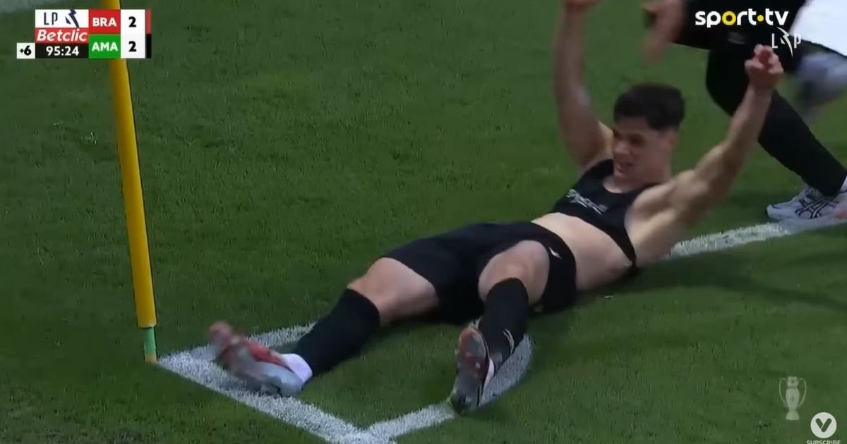 Bivši igrač Zvezde golom u 96. minutu doneo opstanak svom timu, a onda je zbog slavlja dobio crveni karton