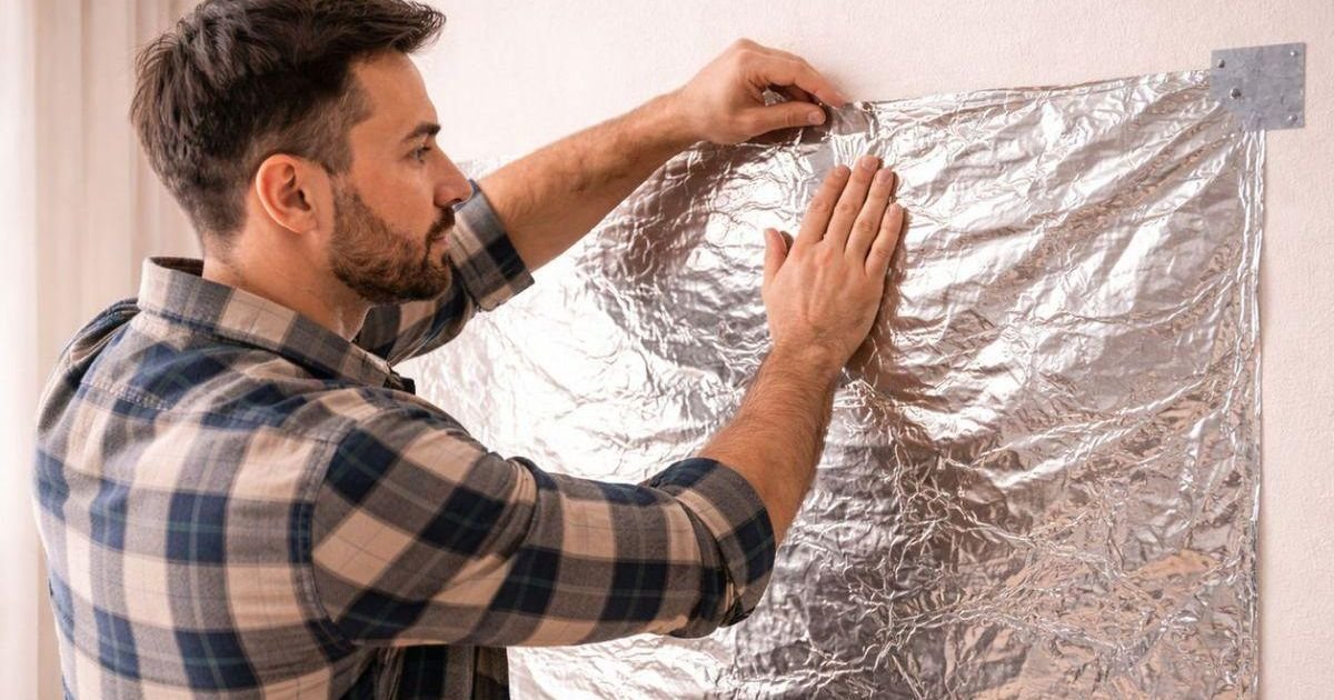Zalepite aluminijumsku foliju na zid i sačekajte 48 sati: Jednostavan trik može otkriti skriven problem u domu