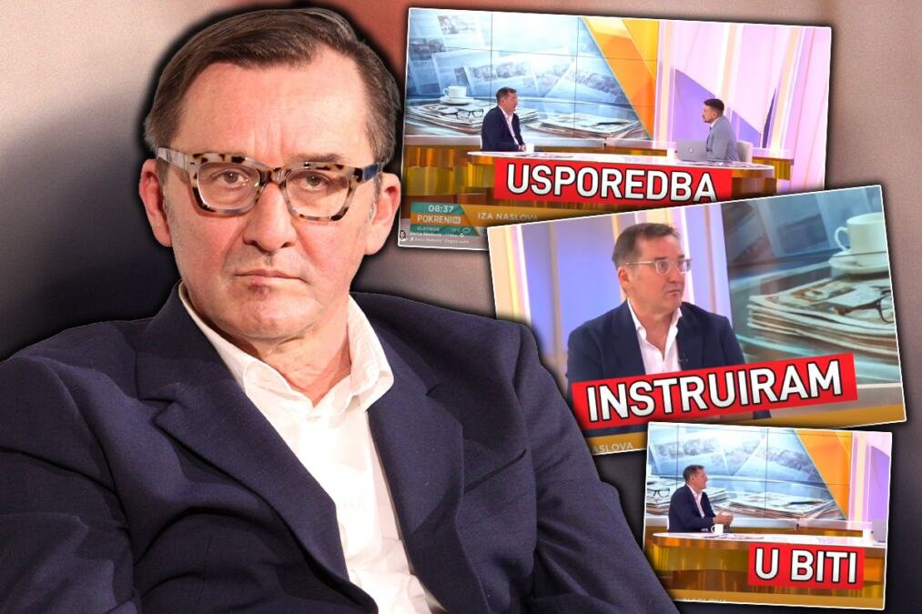 INSTRUIRAM VAS I PREZENTIRAM VAM! Blokader Lalić "U BITI" zaboravio srpski na Novoj S, progovorio čist hrvatski jezik: "Interesantna je USPOREDBA" (VIDEO)