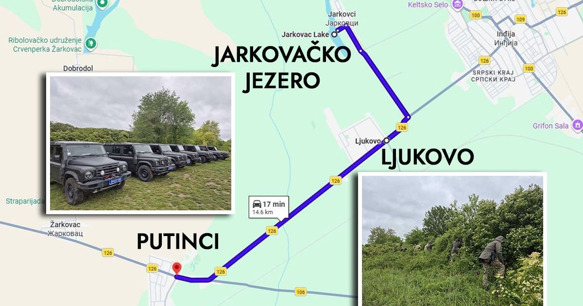 Slike pretrage jezera kod Inđije u potrazi za telom Nešovića: Mapa svih lokacija na kojim su bili osumnjičeni